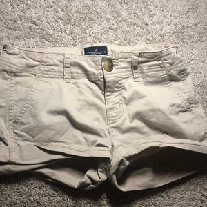 Nude/ light brown American eagle Jean shorts